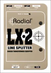 Radial LX2 Passive balanced line level splitter