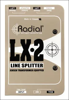 Radial LX2 Passive balanced line level splitter