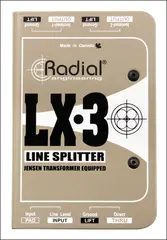 Radial LX3 Passive balanced line level splitter
