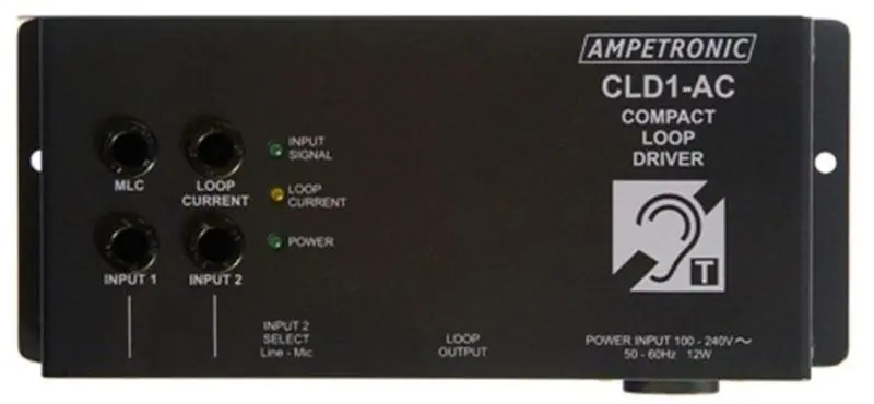 Ampetronic CLD1-AC Teleslyngeforsterker 2,4A 230V 
