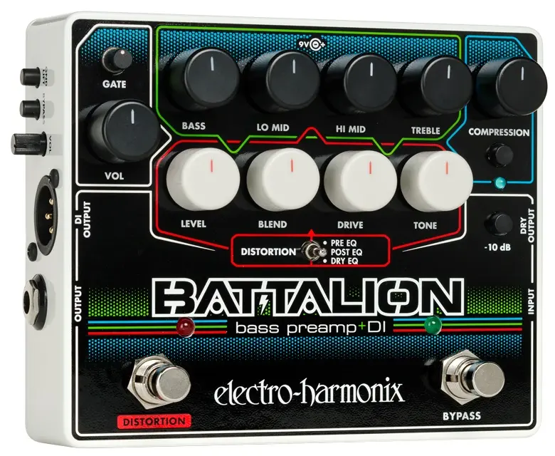 Electro-Harmonix Battalion Basspreamp + DI 