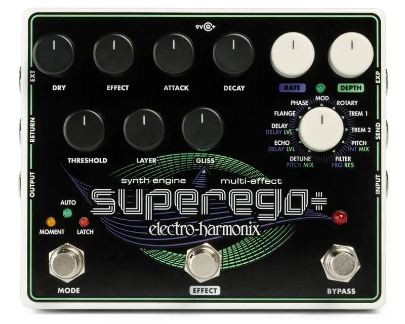 Electro-Harmonix Superego Plus Super Synth Engine w/effects inkl 9v PSU 