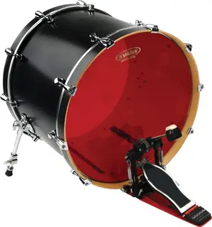 Evans BD20HR 20" Hydralic Oil Red Basstrommeskinn