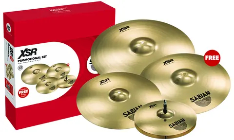 Sabian XSR Performance Set w/free 18" Brilliant Finish (Promotional) B20Bronze