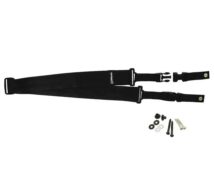 DIMARZIO DD2200BK 2" ClipLock Strap Nylon Black 