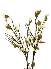 Europalms Camellia bow, with LEDs white, 50cm