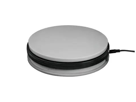 Europalms Rotary Plate 25cm up to 25kg silver