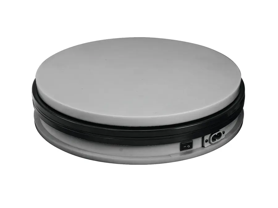 Europalms Rotary Plate 25cm up to 25kg silver 