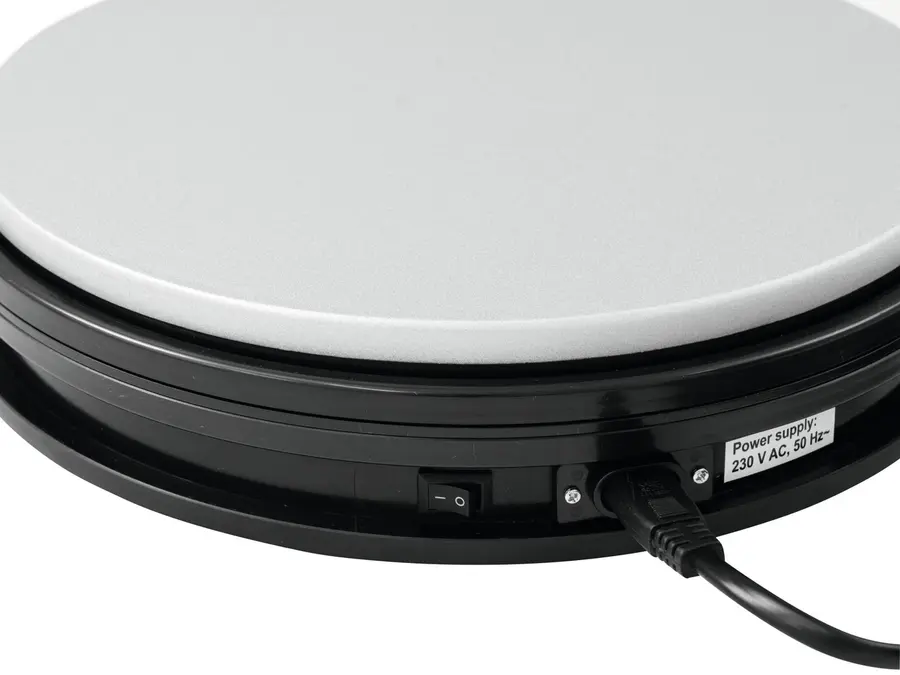 Europalms Rotary Plate 25cm up to 25kg silver 