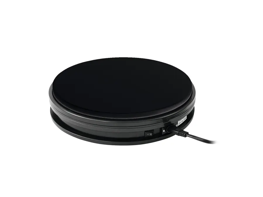 Europalms Rotary Plate 25cm up to 25kg black 