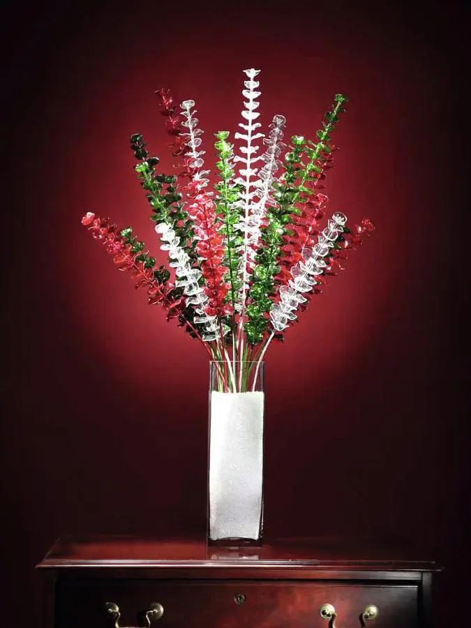 Europalms Crystal eucalyptus, green 81cm 12x 
