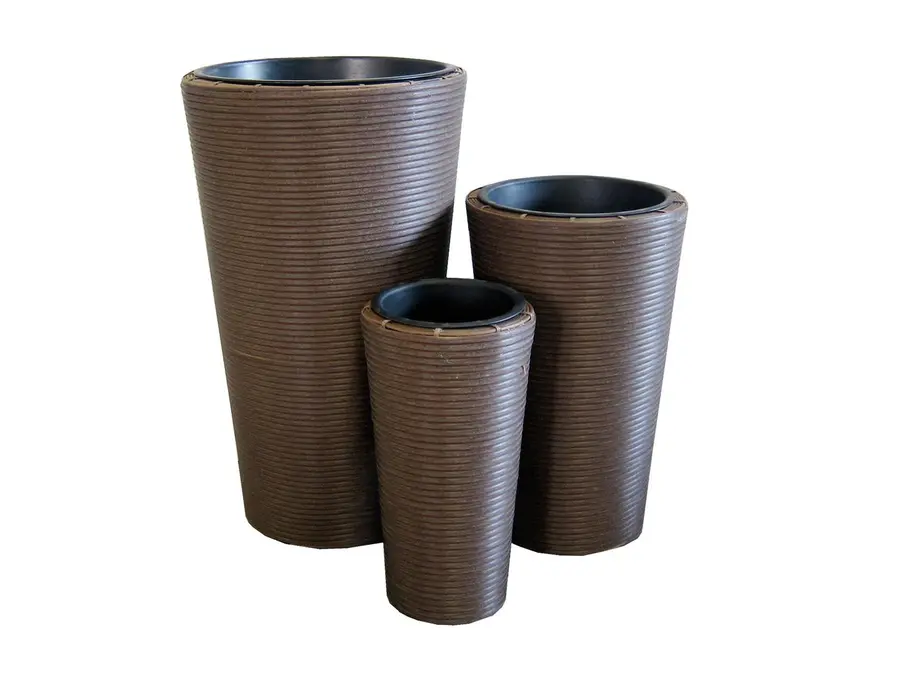 Europalms Deco pot set "INDIA" 74/54/44cm 