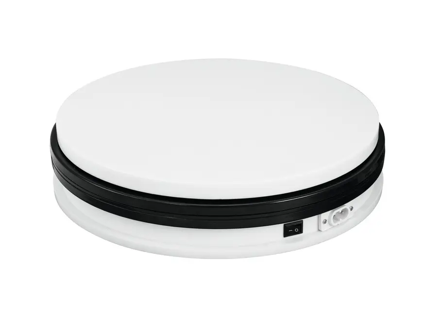 Europalms Rotary Plate 45cm up to 40kg white 
