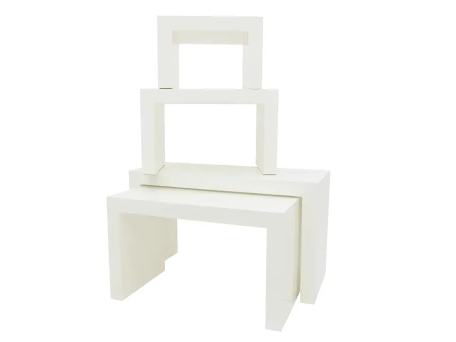 Europalms LEICHTSIN DECO TABLES, white 