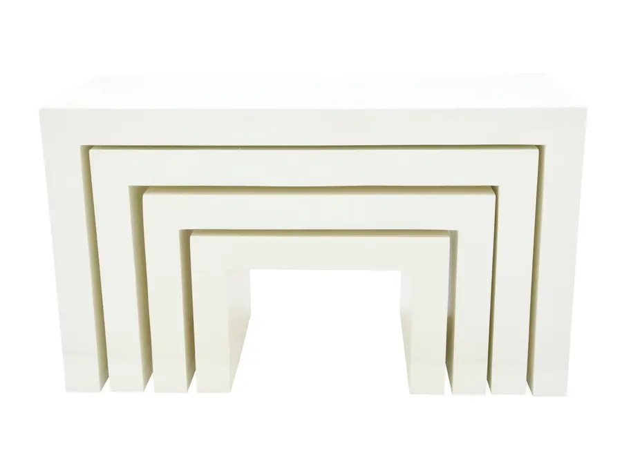 Europalms LEICHTSIN DECO TABLES, white 