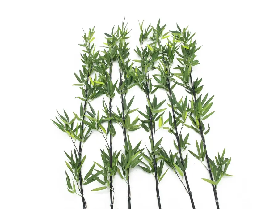 Europalms Bamboo tube with leaves, 180cm sixpack 