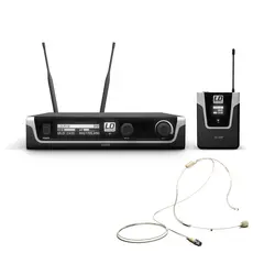 LD Systems U518 BPHH Wireless Microphone System with Bodyack and Headset beige