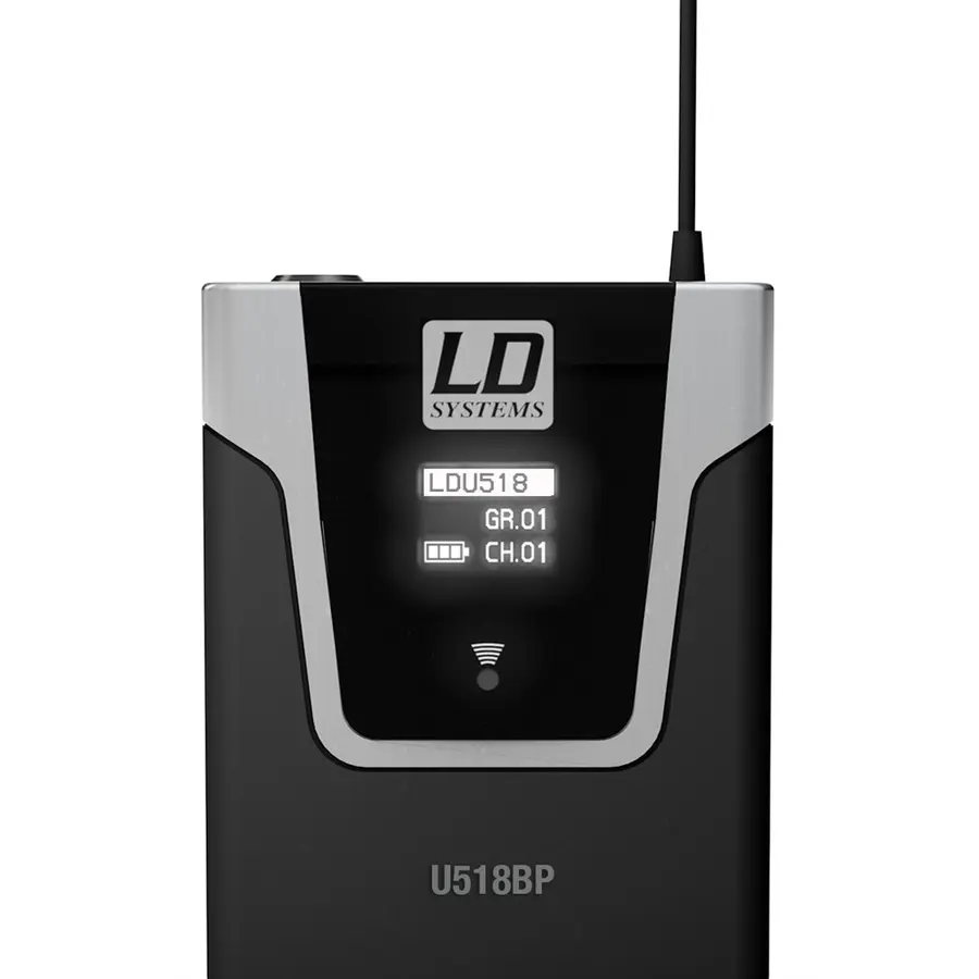 LD Systems U518 BPHH Wireless Microphone System with Bodyack and Headset beige 