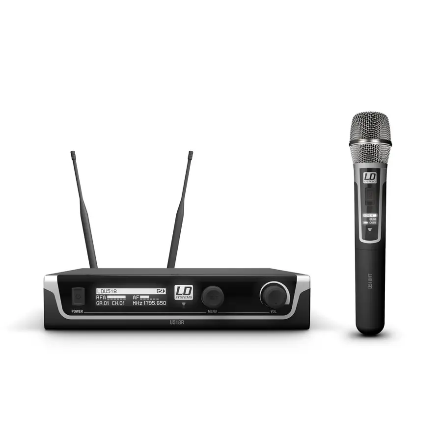 LD Systems U518 HHC Wireless Mic System with Condenser Handheld Mic 