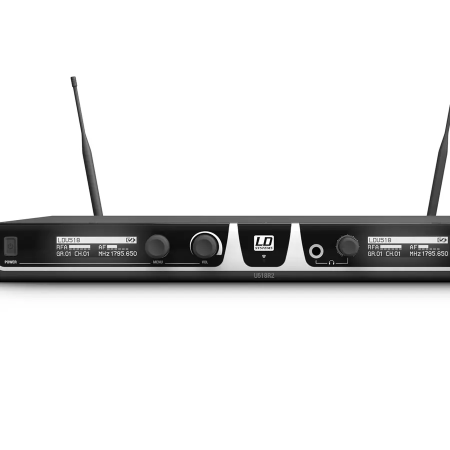 LD Systems U518 HHC 2 Wireless Mic System with 2 x Condenser Handheld Mic 