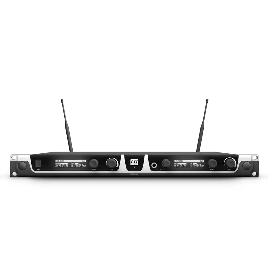 LD Systems U518 HHC 2 Wireless Mic System with 2 x Condenser Handheld Mic 