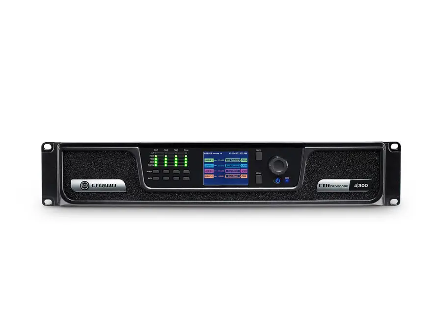 Crown CDi4 300, 4 x 300W installasjonsforsterker 