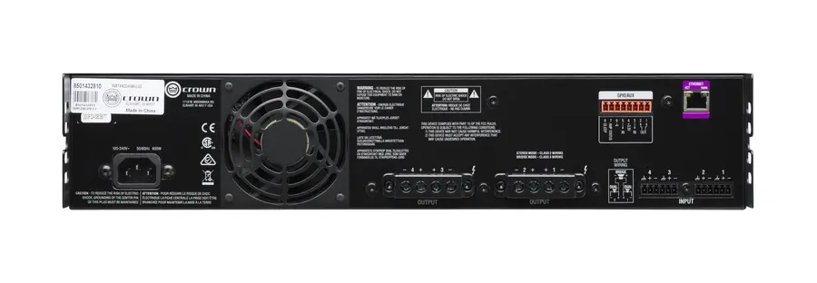 Crown CDi4 600, 4 x 600W installasjonsforsterker 