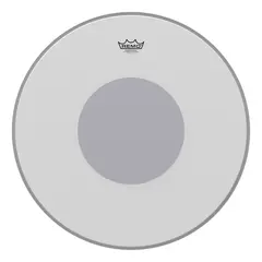 Remo P3-1122-10 Bass Powerstroke 3 Coated 22" Diameter Bottom Black Dot