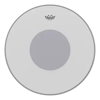 Remo P3-1122-10 Bass Powerstroke 3 Coated 22" Diameter Bottom Black Dot