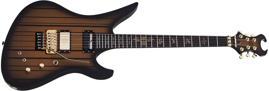 Schecter Synyster Gates Custom S Satin Gold Burst 1743 
