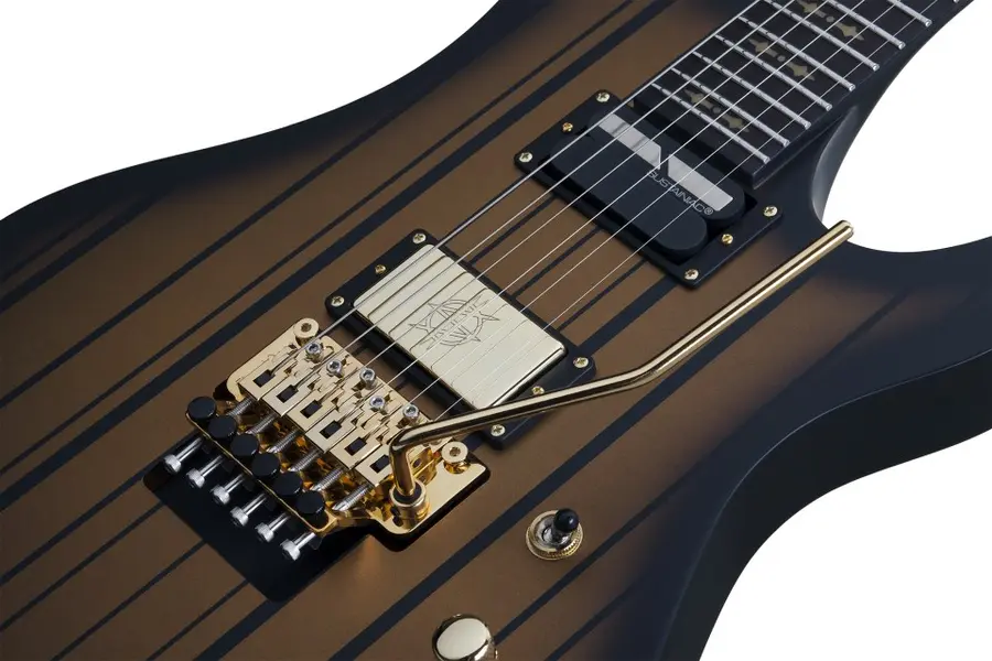 Schecter Synyster Gates Custom S Satin Gold Burst 1743 