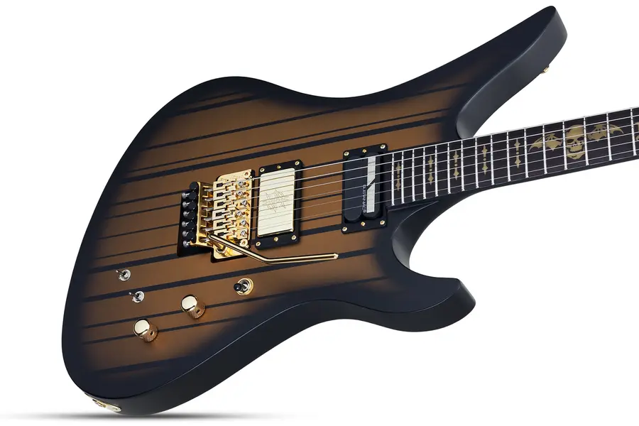 Schecter Synyster Gates Custom S Satin Gold Burst 1743 