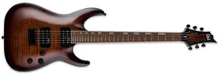 LTD H-200FM Dark Brown Sunburst