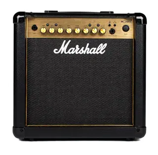 Marshall MG15GFX svart og gull