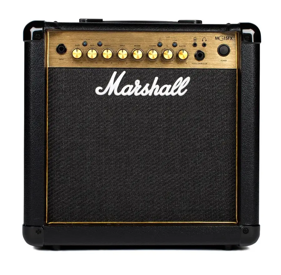 Marshall MG15GFX Black and gold 