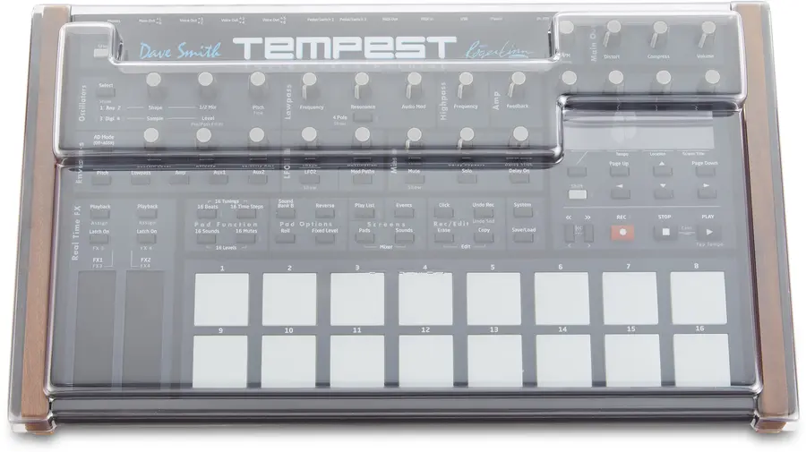 Decksaver Dave Smith Instruments Tempest cover 