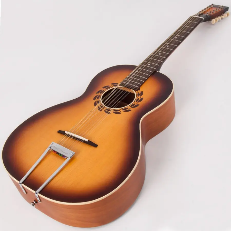 Vintage V500SB-12 "Statesboro" 12 String Satin Antique Burst 