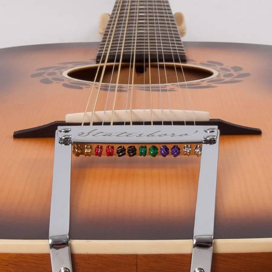 Vintage V500SB-12 "Statesboro" 12 String Satin Antique Burst 
