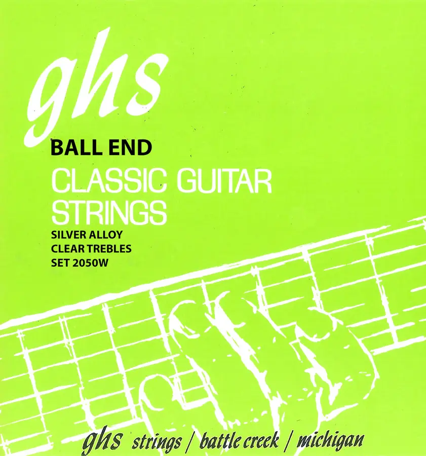 GHS 2050W Ball end Regular Classics (028-043) High Tension Clear 