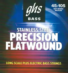 GHS M3050 Bass Precision (045-105) Flatwound Medium