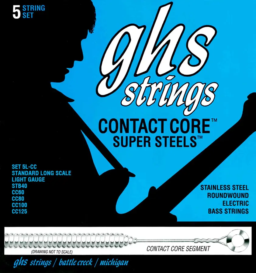 GHS 5L-CC Contact Core Light (040-125) 5-String 
