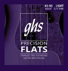 GHS 3020 Bass Precision (045-095) Flatwound Short Scale