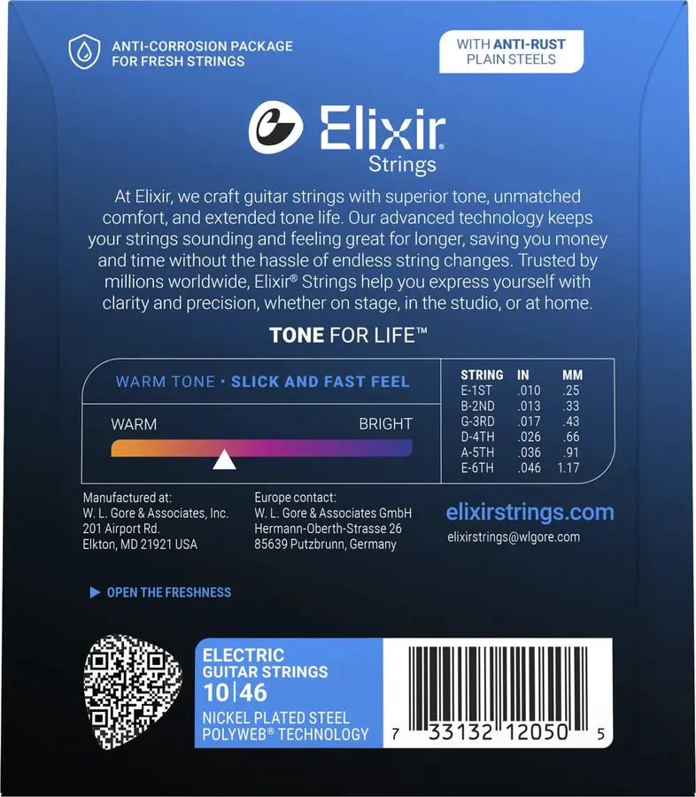 Elixir Polyweb Electric Steel Nickel (010-046) 12050 