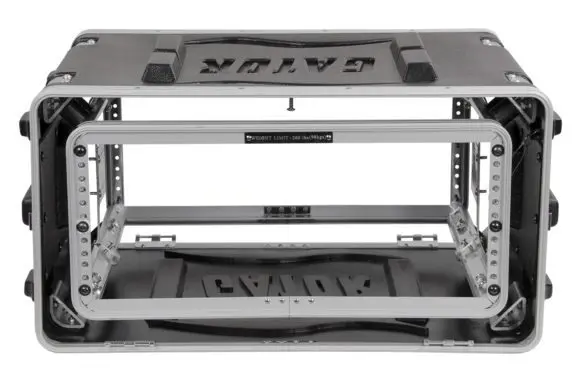 Gator G-SHOCK-4L 4U ATA Molded PE Shock Rack w/ Rubber 