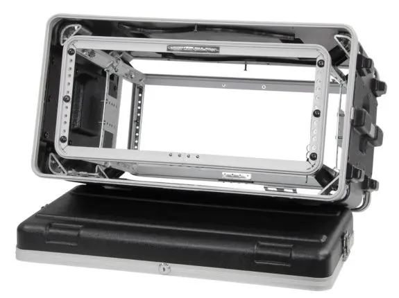 Gator G-SHOCK-4L 4U ATA Molded PE Shock Rack w/ Rubber 