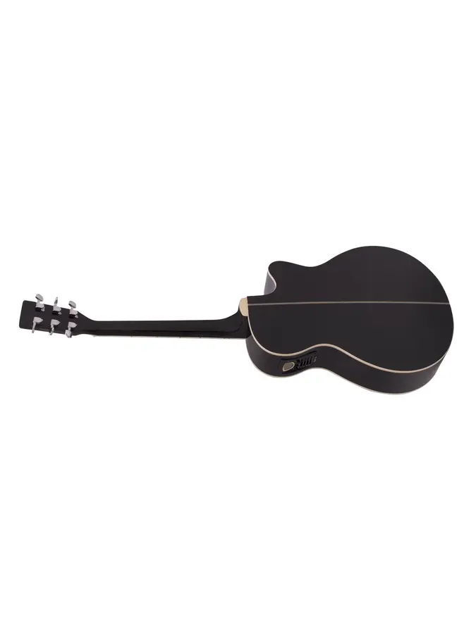 Dimavery AW-400 Westerngitar LH, black Lefthand 