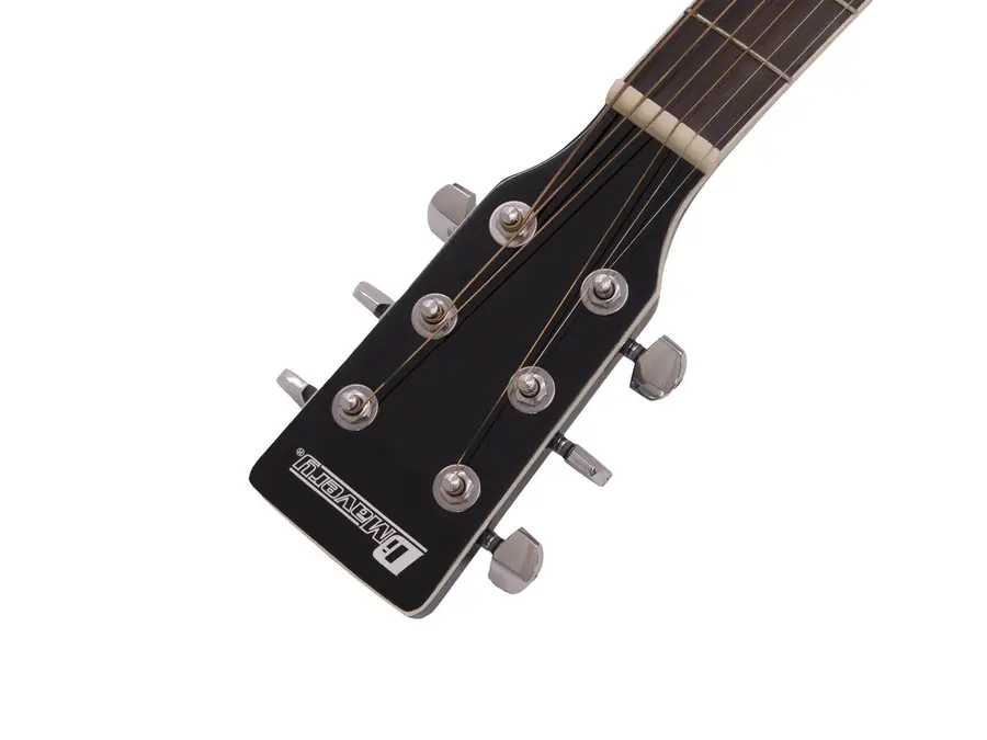 Dimavery AW-400 Westerngitar LH, black Lefthand 