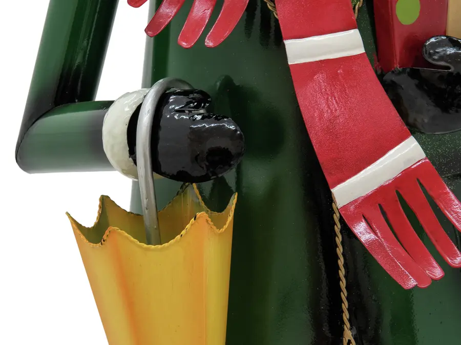Europalms Reindeer with Coat, Metal 155cm, green 