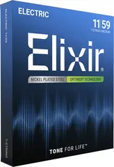 Elixir Optiweb Electric Nickel Plated (011-059) 19106 7-strenger Medium