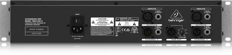 Behringer FBQ3102HD 31-Band Stereo Graphic EQ 
